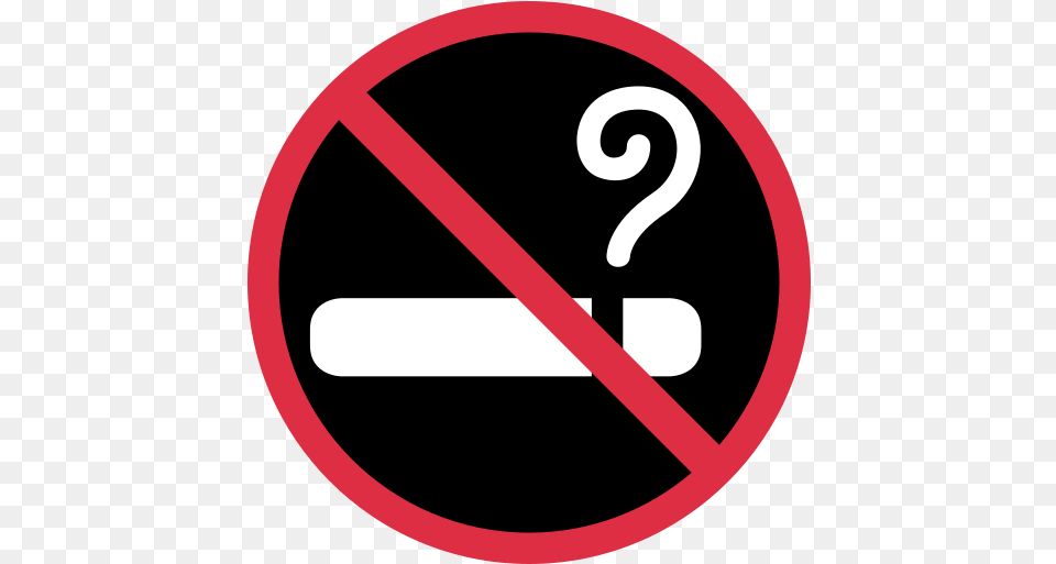 No Smoking Emoji Meaning, Sign, Symbol, Road Sign, Disk Png Image