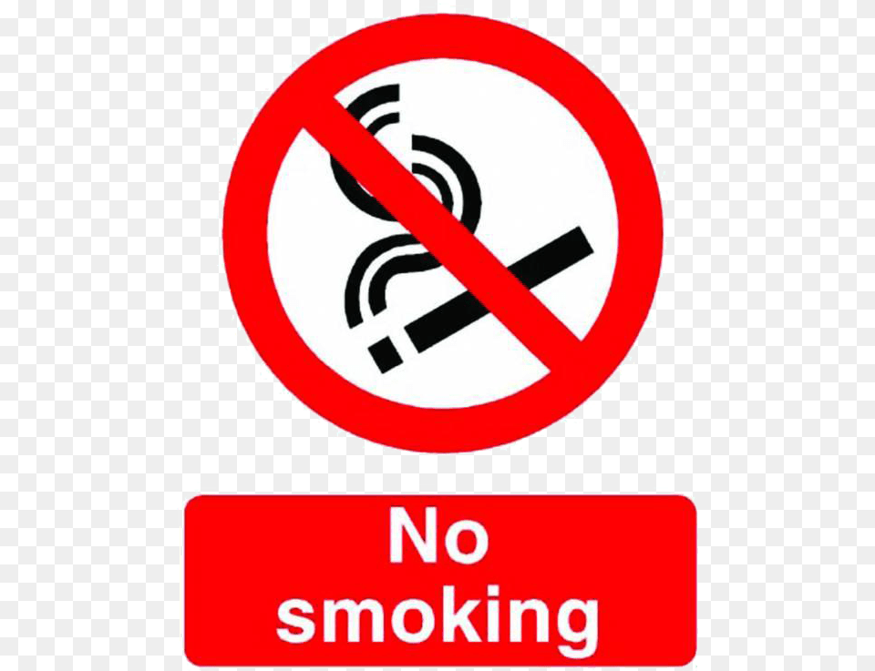 No Smoking Health And Safety Sign Transparent Image Health And Safety No Smoking, Symbol, Road Sign Free Png