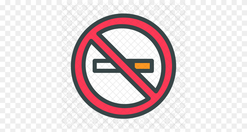 No Smoking Icon Circle, Emblem, Symbol, Sign Free Png Download