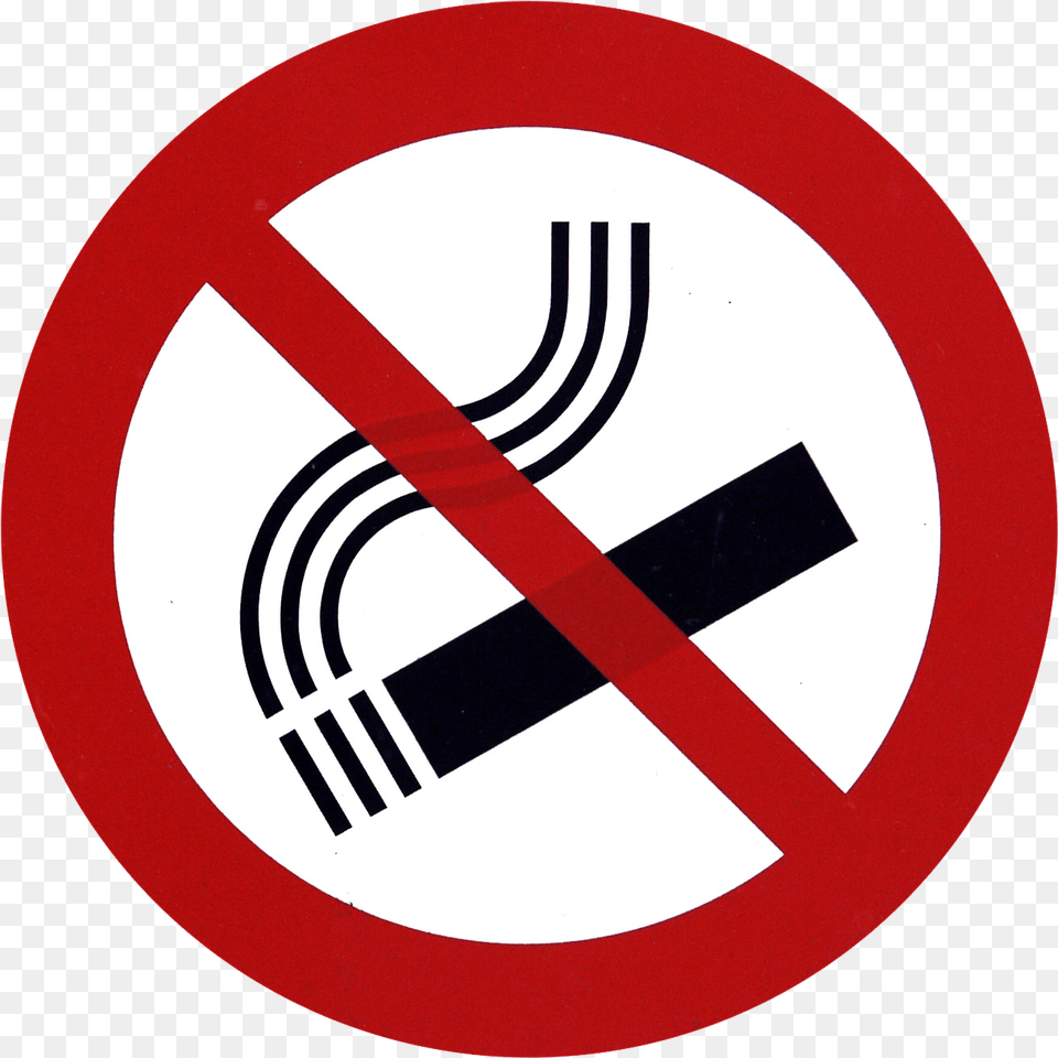 No Smoking Logo 3 Waterloo Tube Station, Sign, Symbol, Road Sign Png