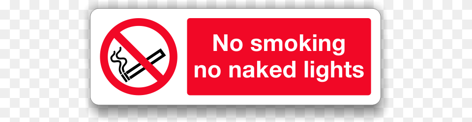 No Smoking No Naked Lights Verboden Te Roken Sticker, Sign, Symbol Png