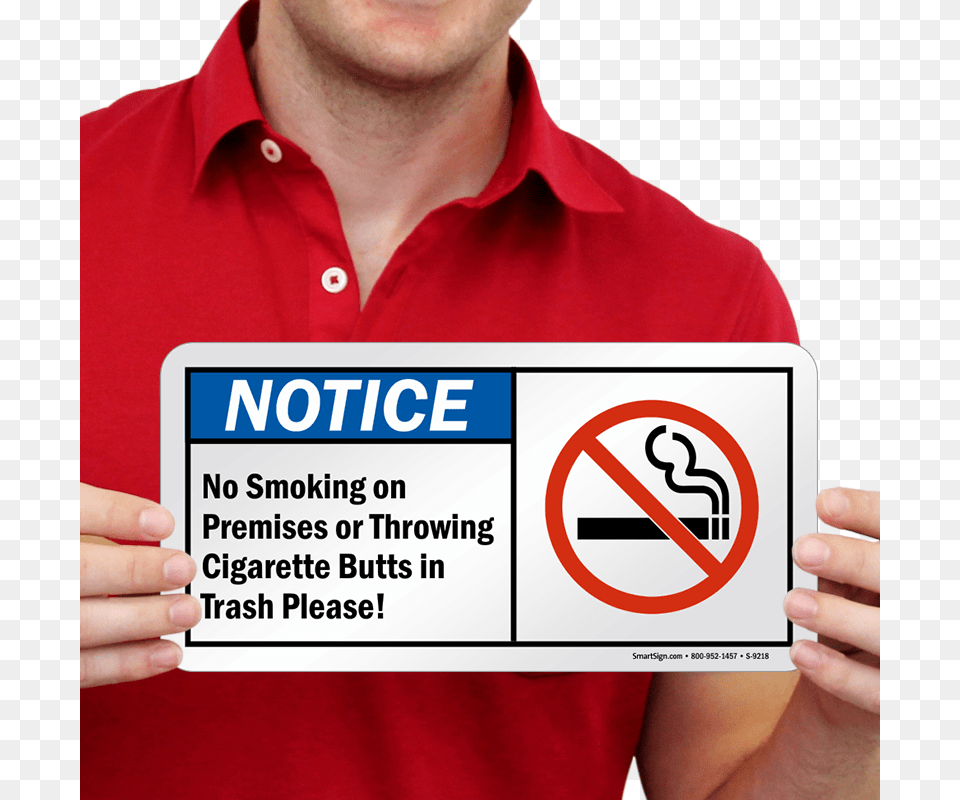 No Smoking On Premises Sign Aesthetic I Miss You, Text, Adult, Male, Man Png Image