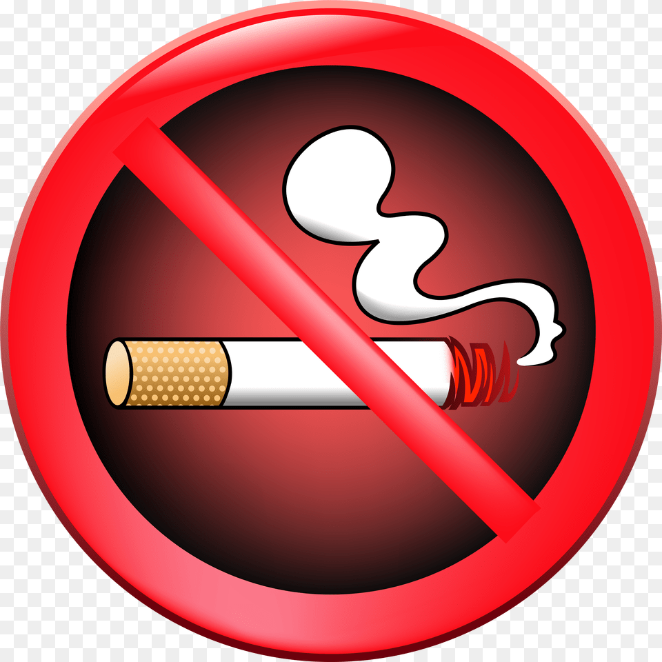 No Smoking Prohibition Sign Clipart, Symbol Free Png Download