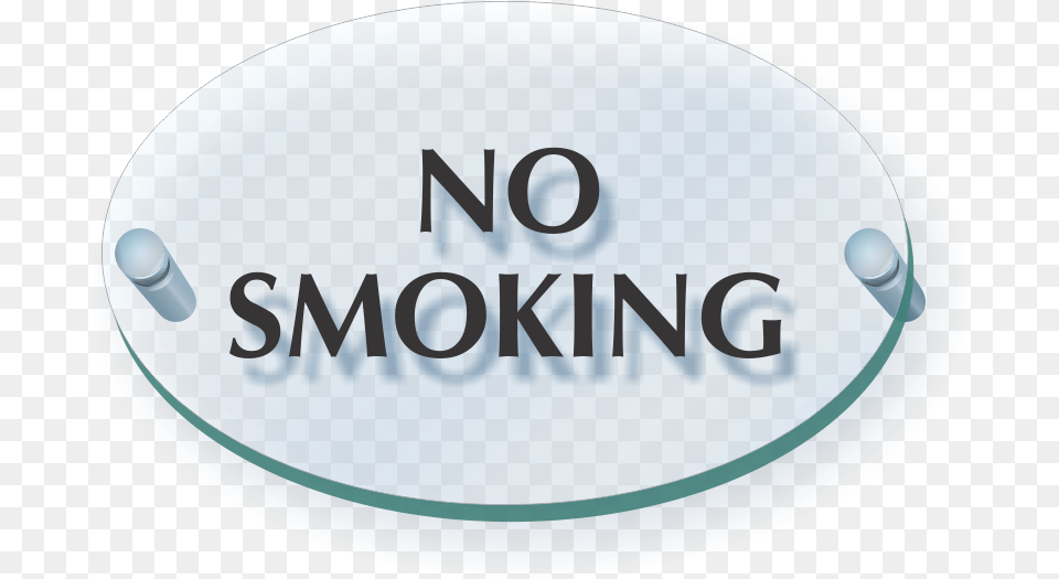 No Smoking Sign, Oval, Plate, Droplet Png Image