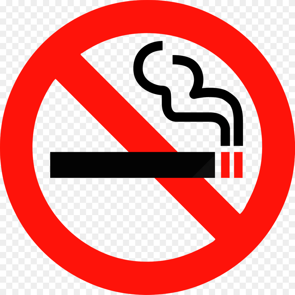 No Smoking Sign Clipart, Symbol, Road Sign Free Png