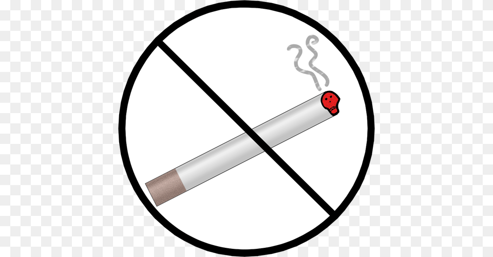 No Smoking Sign With Skull Vector Clip Art, Smoke, Disk, Head, Person Free Transparent Png