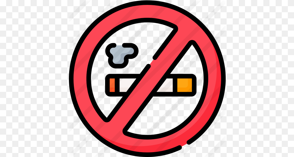 No Smoking Signaling Icons Icono De No Fumar, Sign, Symbol, Road Sign, Disk Png