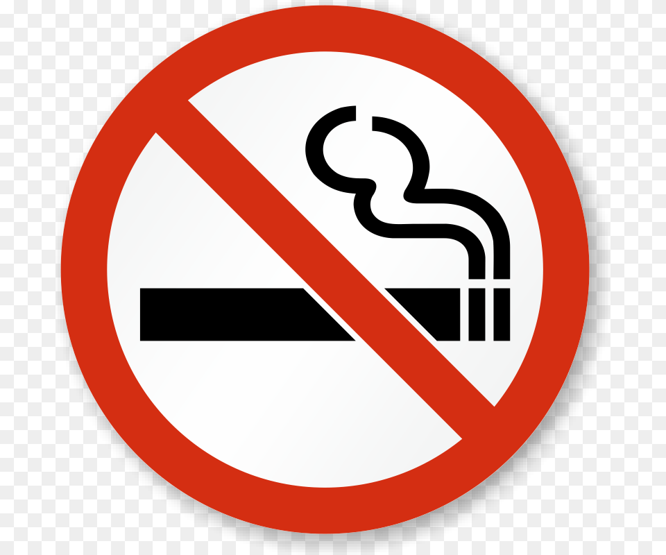 No Smoking Stickers No Smoking Labels, Sign, Symbol, Road Sign Png