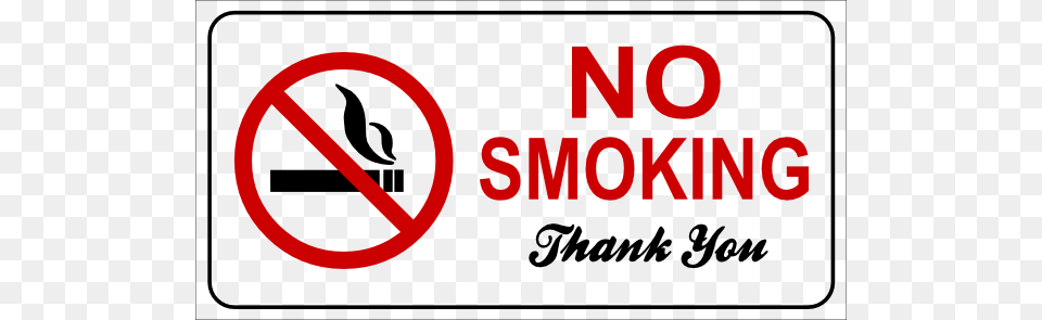 No Smoking Thank You, Sign, Symbol, Road Sign Png