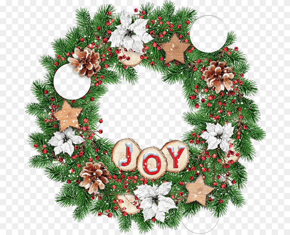 No Snow And No Cutouts Wreath, Plant Png Image