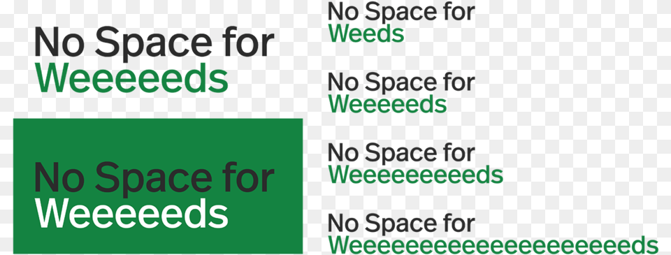 No Space For Weeds Printing, Text Png Image