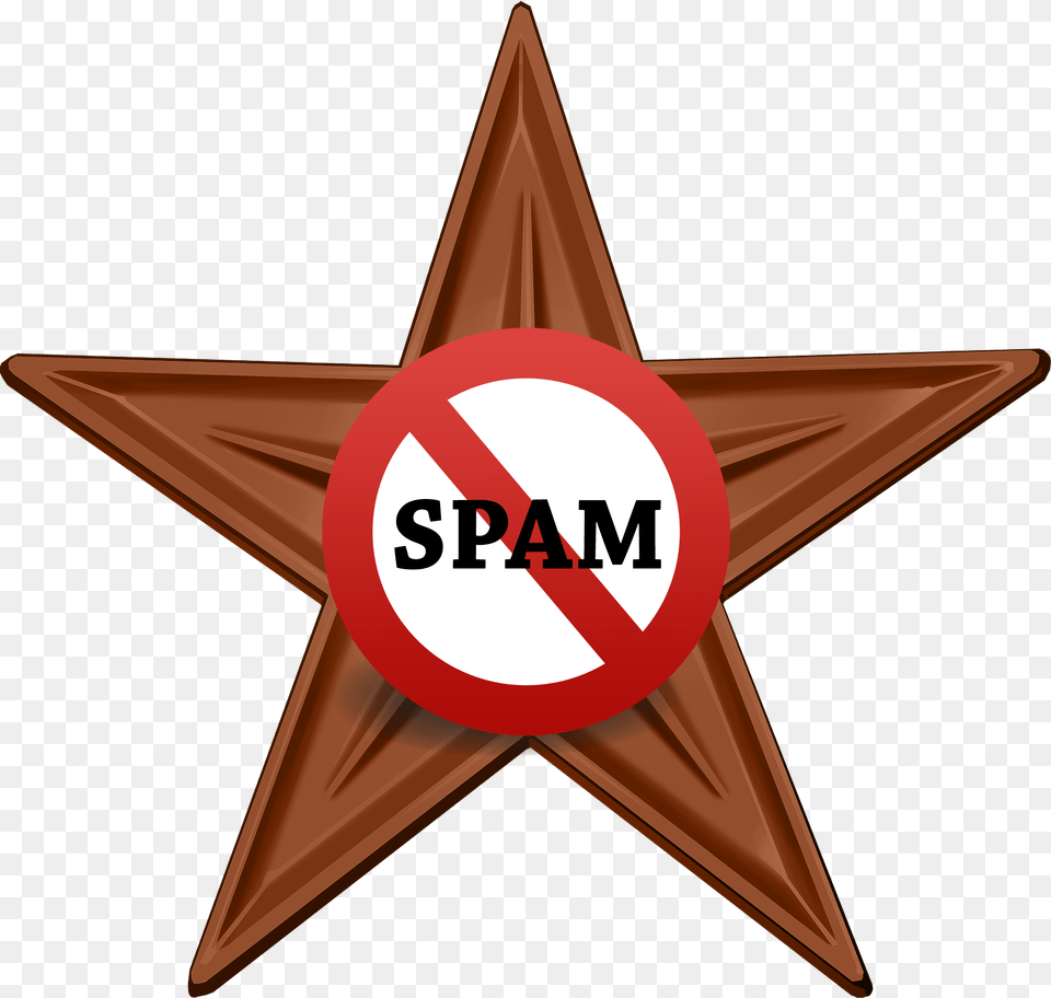 No Spam Barnstar Hires Ncis, Star Symbol, Symbol Free Transparent Png