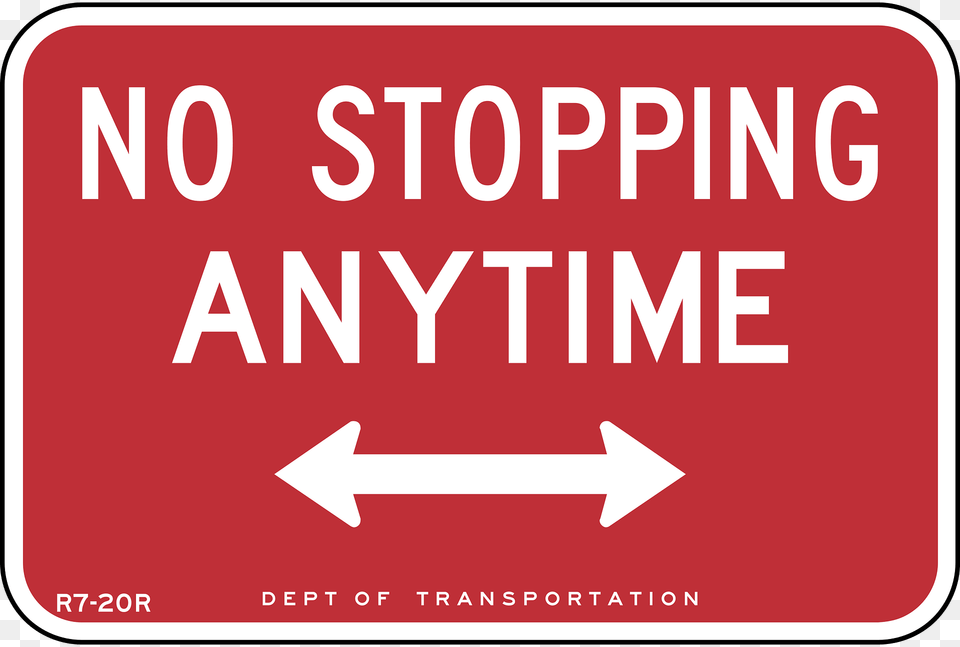 No Stopping Any Time New York City Clipart, Sign, Symbol, First Aid, Road Sign Png Image