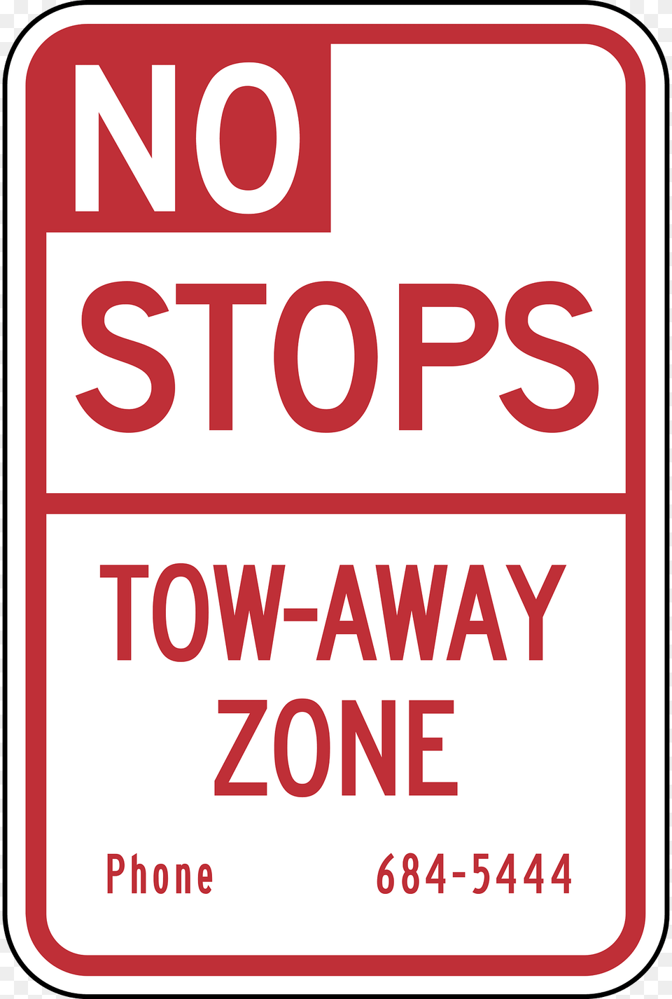 No Stops Tow Away Zone Seattle Clipart, Sign, Symbol, Road Sign, Bus Stop Free Png