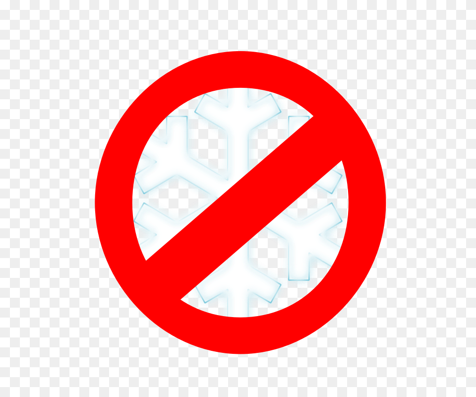 No Symbol Clip Art, Sign, Outdoors, Nature, Snow Free Png Download
