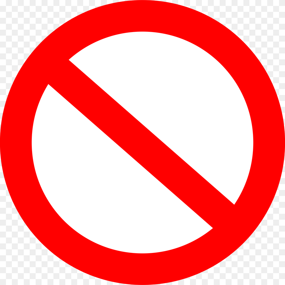 No Symbol Clip Art Do Not, Sign, Road Sign Png Image