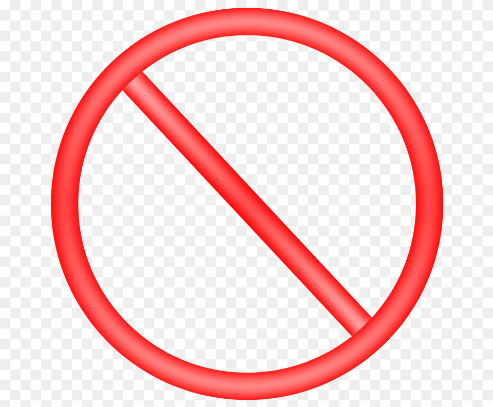 No Symbol Sign Clip Art Forbidden, Road Sign, Stopsign Free Png