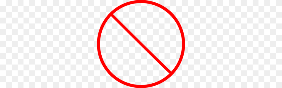 No Symbol Skinny Clip Art, Sign, Road Sign Free Png