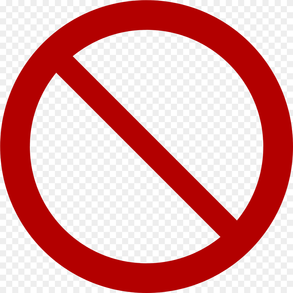 No Symbol Background Circle With Line Through, Sign, Road Sign, Disk, Stopsign Free Transparent Png