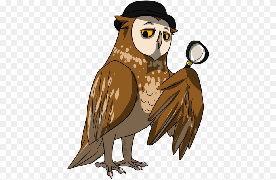 No Thighhighs Todaywinky Facekofi Requestkofidoodleowl Owl, Animal, Bird, Vulture, Adult Free Transparent Png