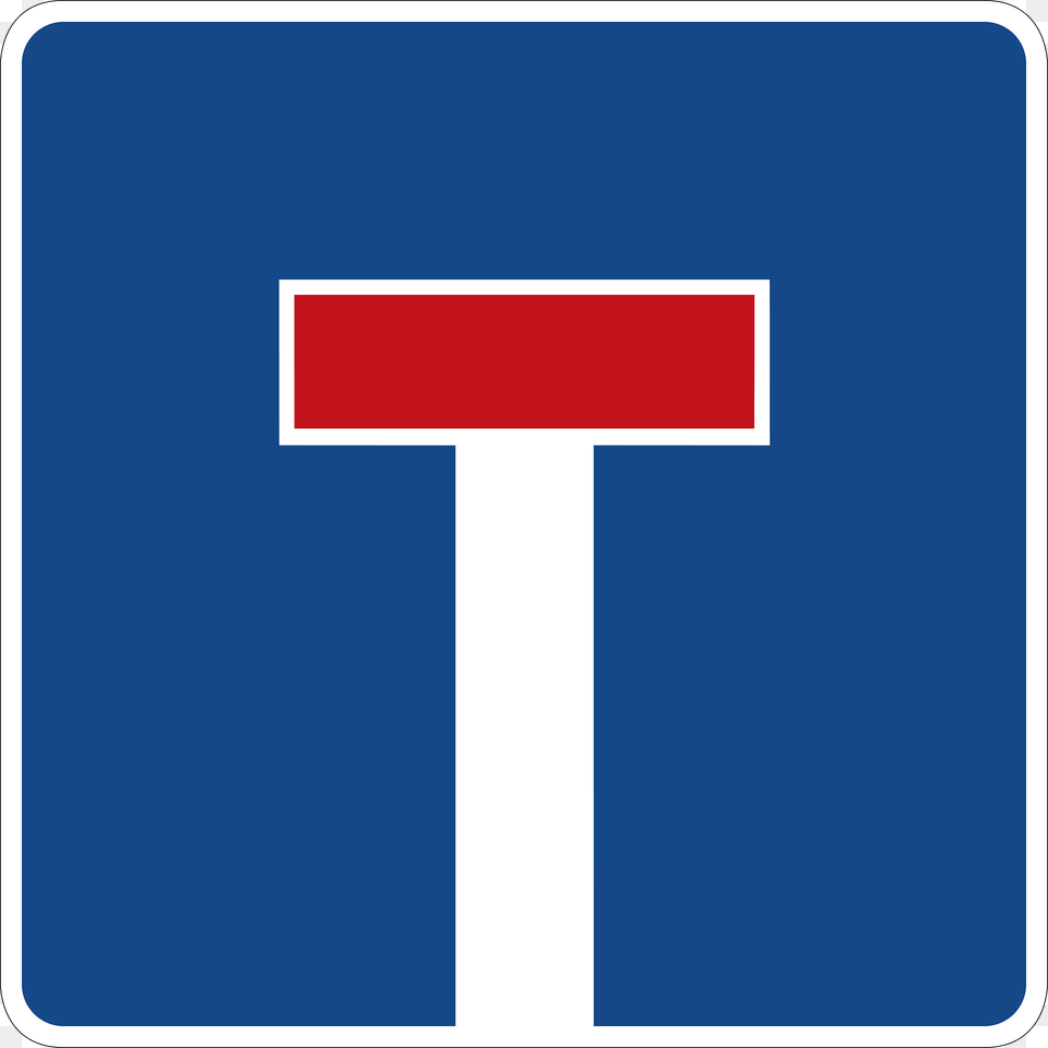 No Through Road Clipart, Sign, Symbol, First Aid, Road Sign Free Transparent Png