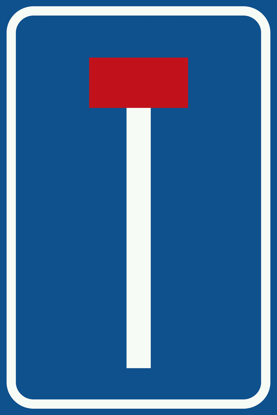 No Through Road Sign In Netherlands Clipart, Symbol Free Png Download