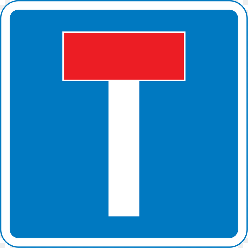 No Through Road Sign In Uk Clipart, Symbol, First Aid, Road Sign Free Transparent Png