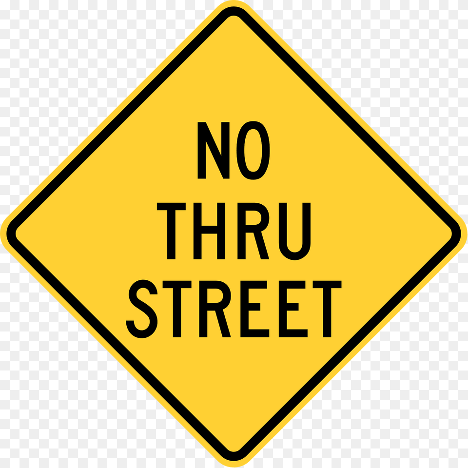 No Thru Street Pennsylvania Texas Clipart, Sign, Symbol, Road Sign Free Png Download