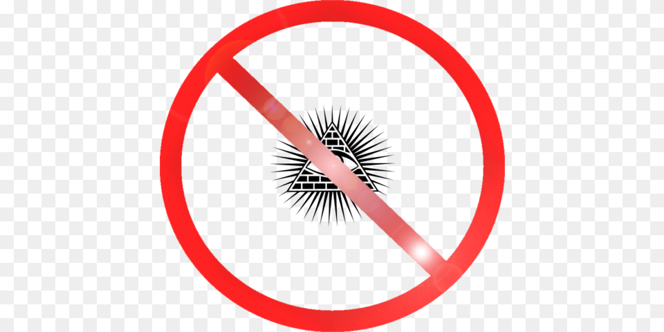 No To Illuminati, Sign, Symbol, Road Sign, Smoke Pipe Png