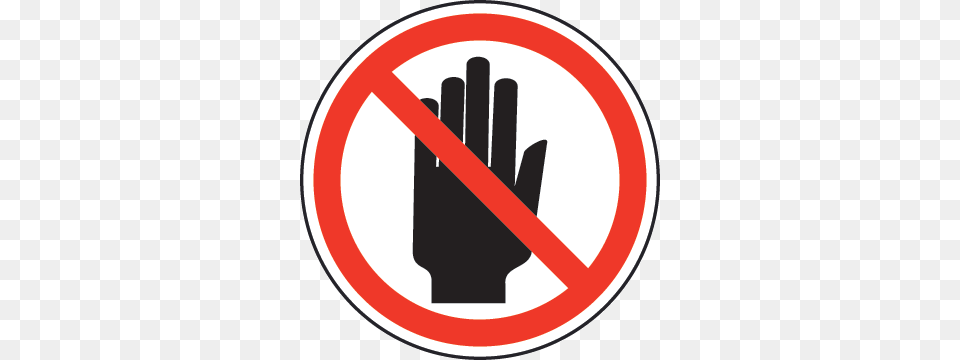 No Touching Clipart Clipart, Sign, Symbol, Clothing, Glove Free Transparent Png