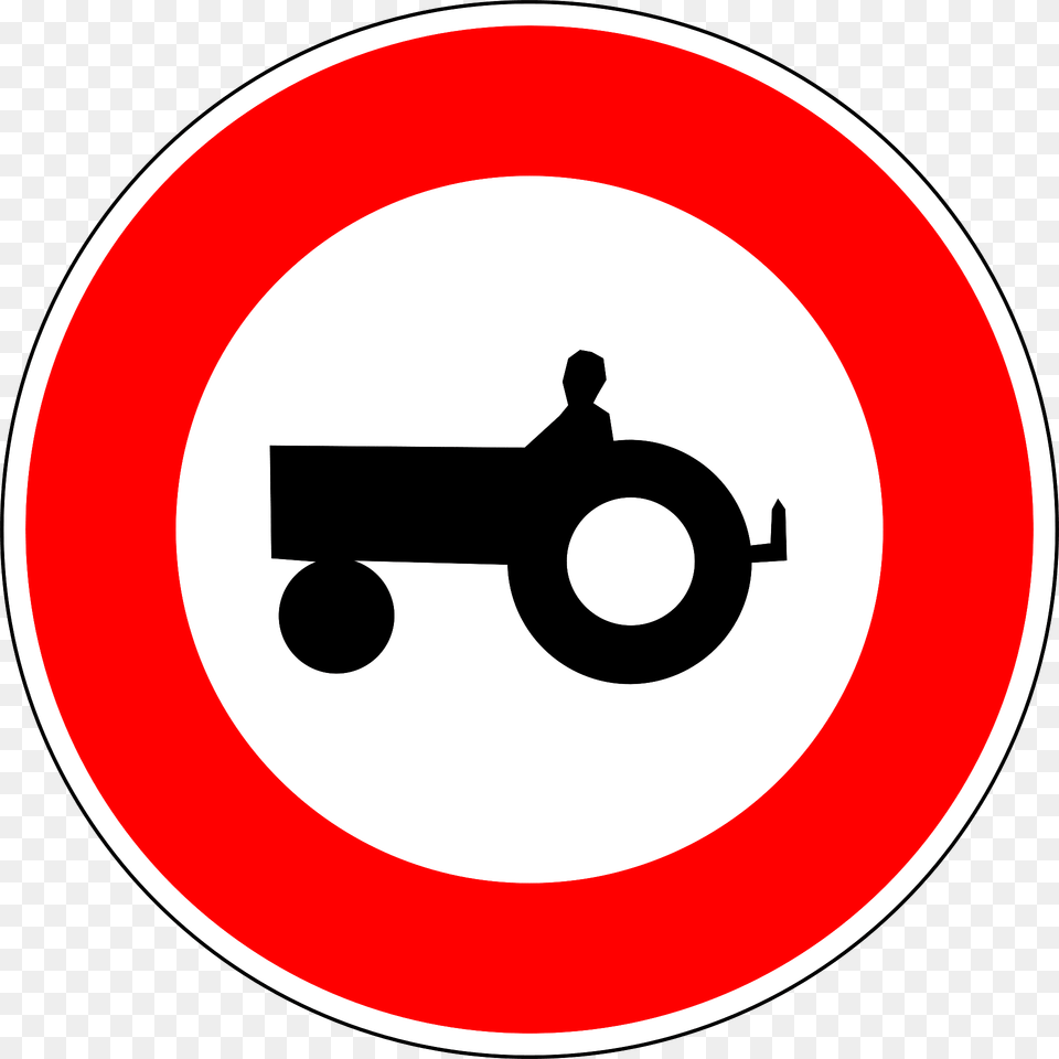 No Tractors Clipart, Sign, Symbol, Road Sign Free Png