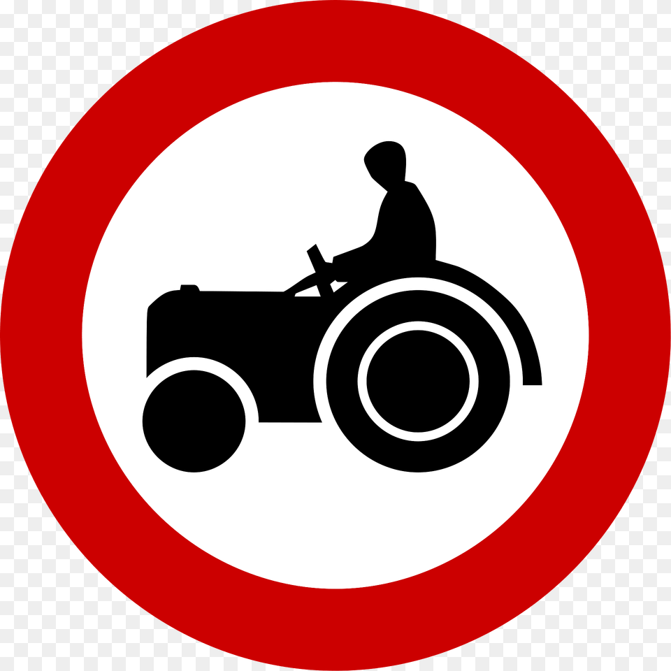 No Tractors Sign In Greece Clipart, Symbol, Chair, Furniture, Adult Free Png Download