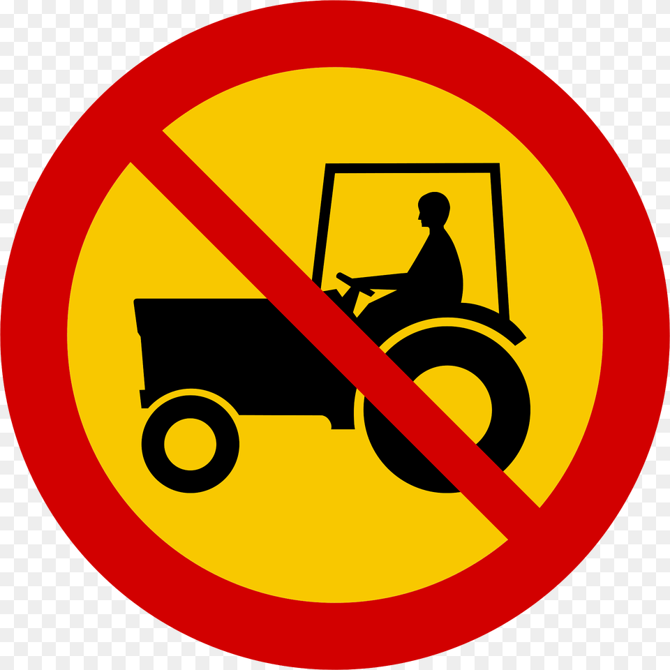 No Tractors Sign In Iceland Clipart, Symbol, Adult, Male, Man Png