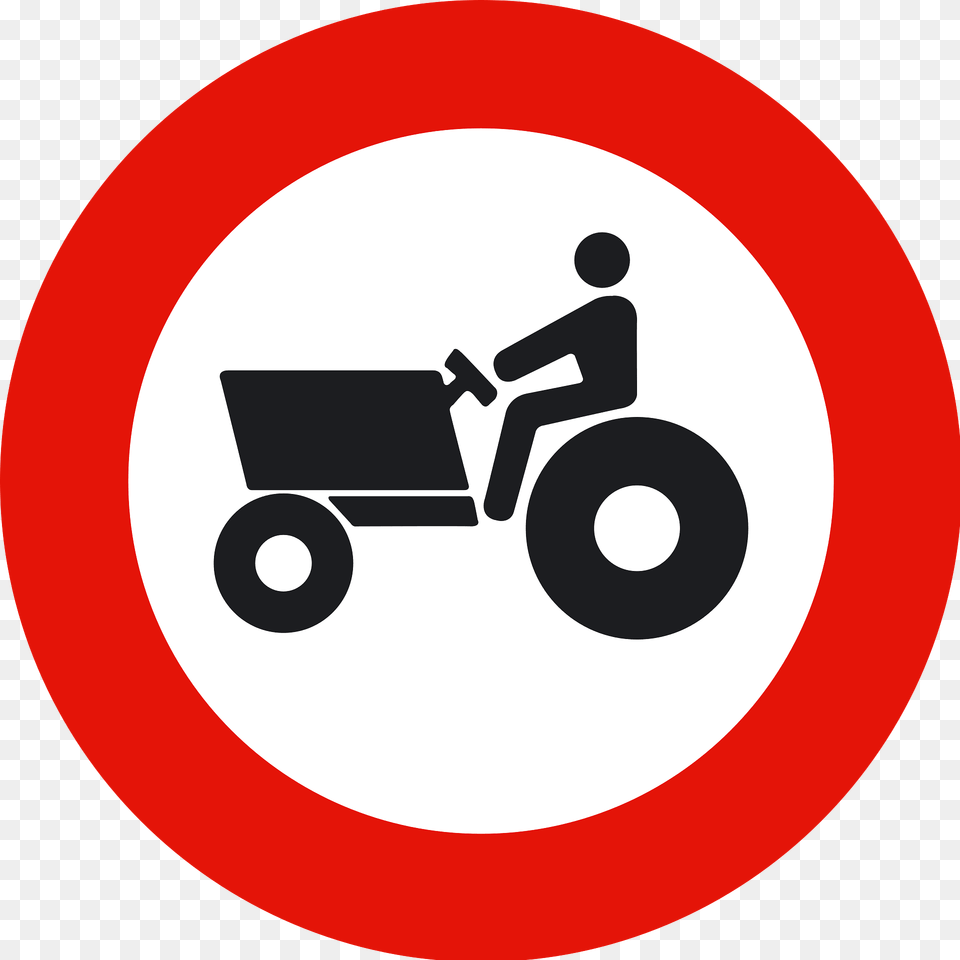 No Tractors Sign In Spain Clipart, Symbol, Road Sign Free Png