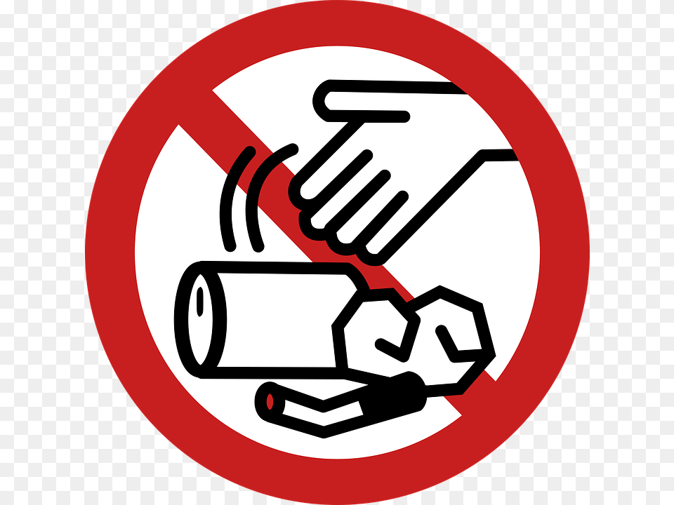 No Trash Clipart, Sign, Symbol, Road Sign Free Png