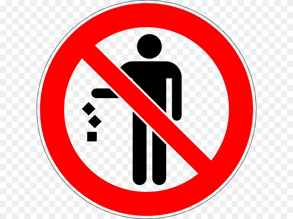 No Trash Cliparts Free Download Clip Art, Sign, Symbol, Road Sign, Disk Png