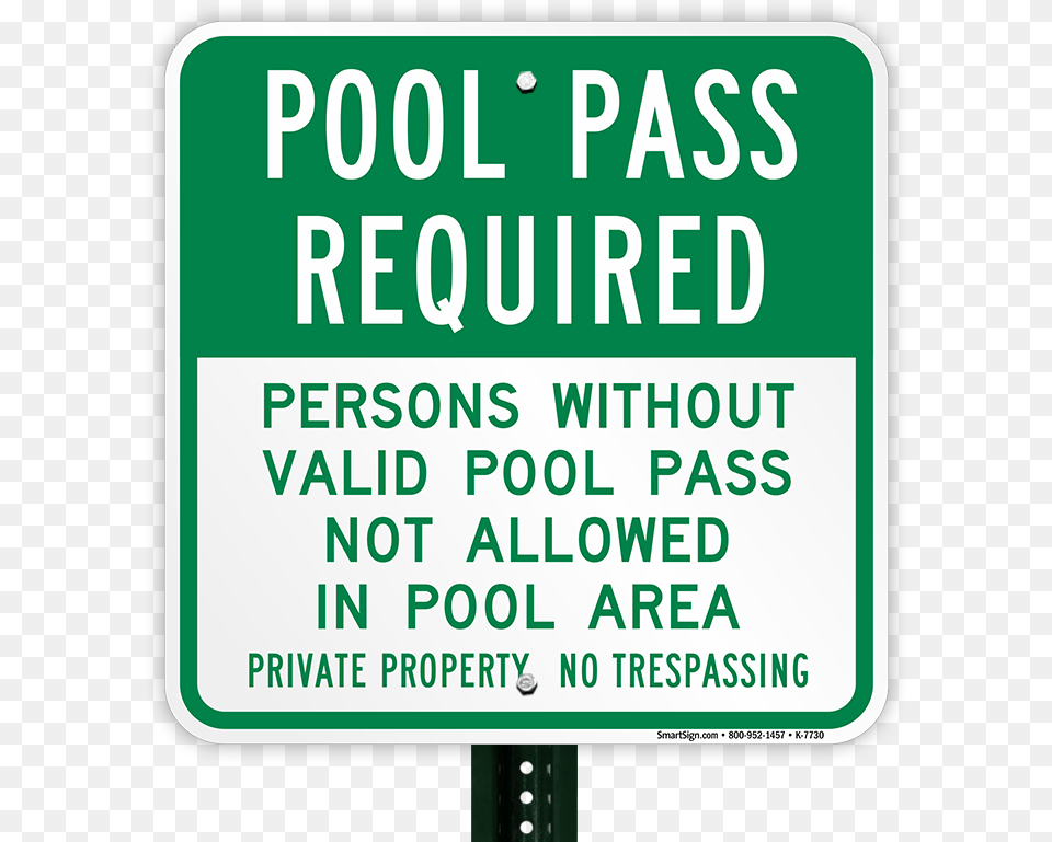 No Trespassing Sign Pool Pass Required Persons Without Valid Pool Pass, Symbol, Road Sign Png