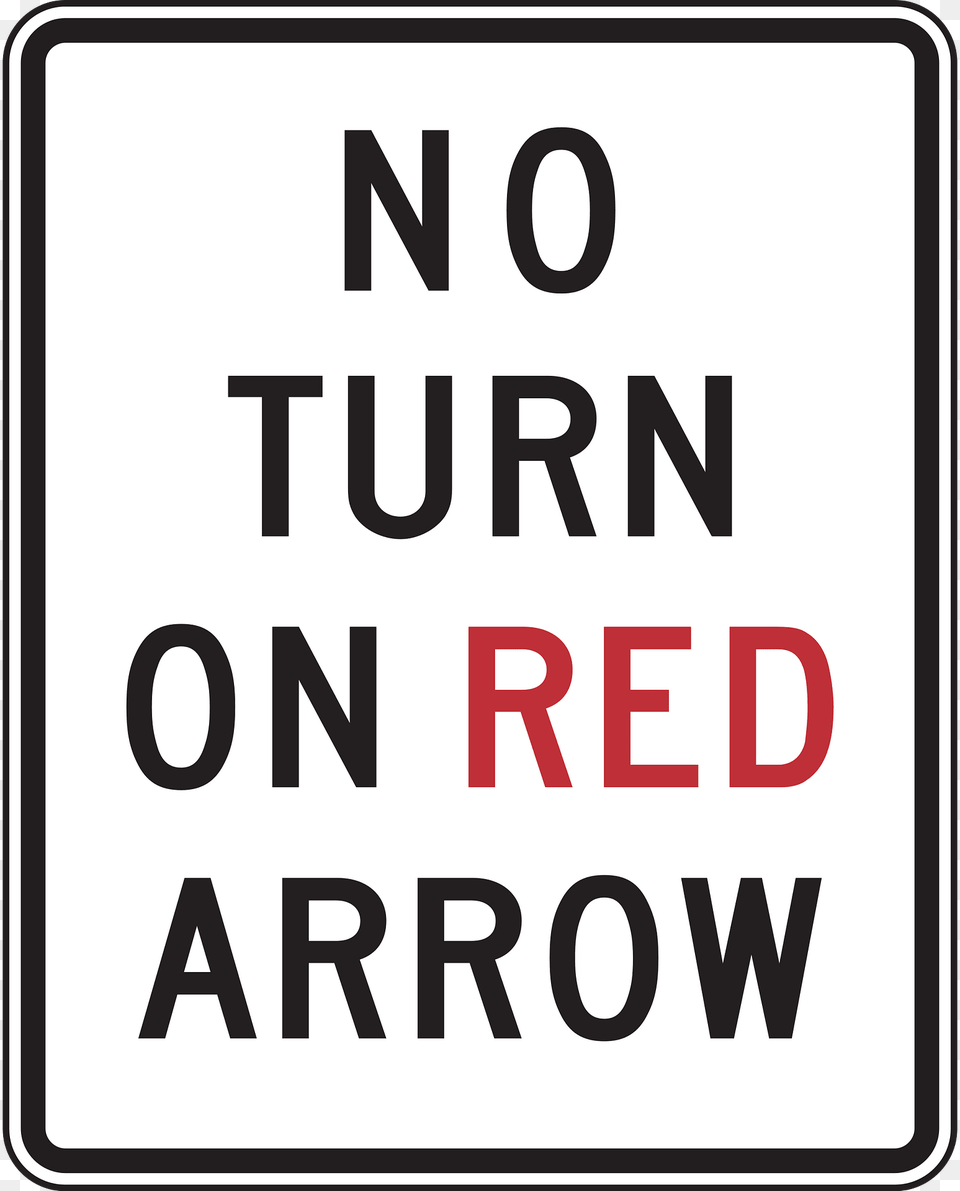 No Turn On Red Arrow Maryland Clipart, Sign, Symbol, Road Sign, Mailbox Free Transparent Png