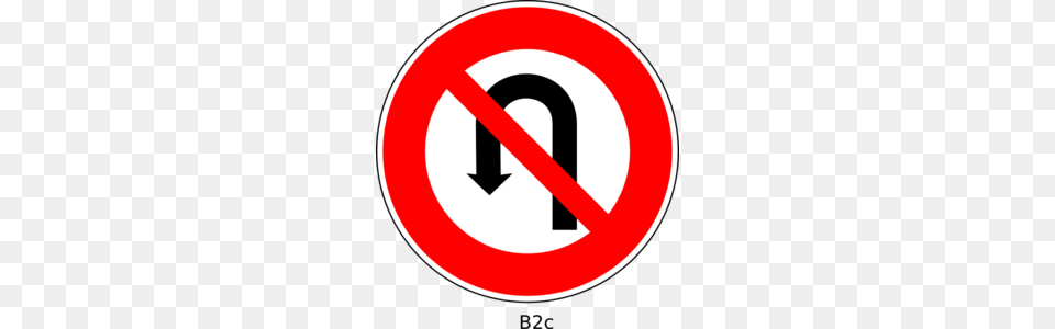 No U Turn Sign Clip Art, Symbol, Road Sign Png