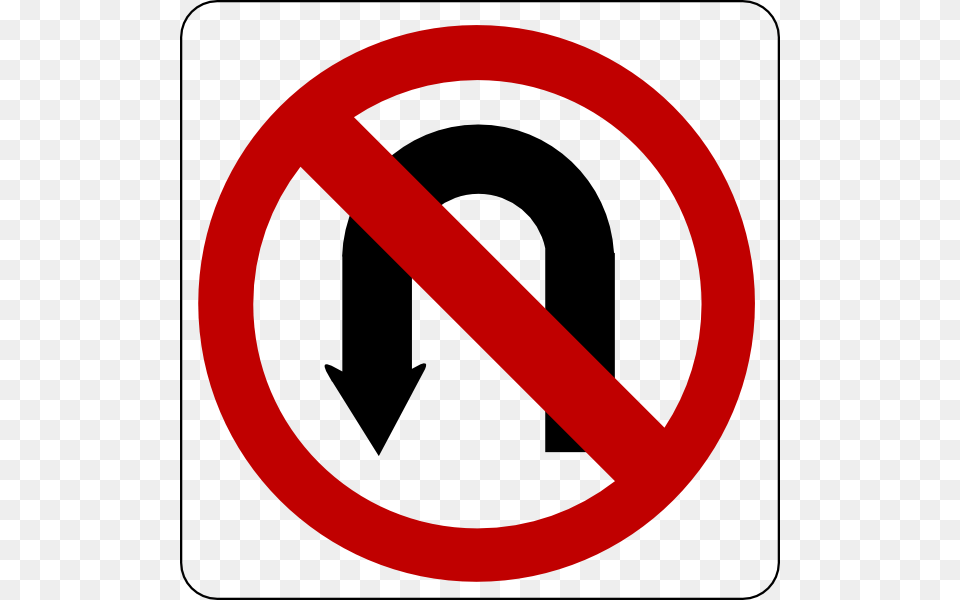 No U Turn Sign Clip Art Is, Symbol, Road Sign, Dynamite, Weapon Png