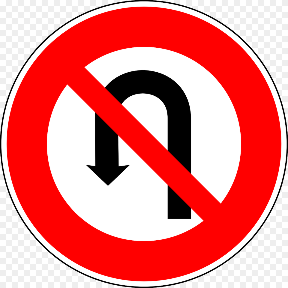 No U Turn Traffic Sign Sign Image U Turn Road Sign, Symbol, Road Sign Free Png