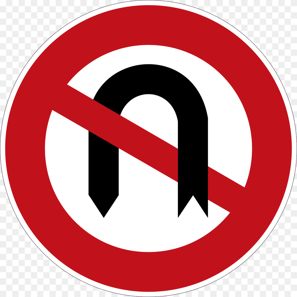 No U Turns Clipart, Sign, Symbol, Road Sign Png