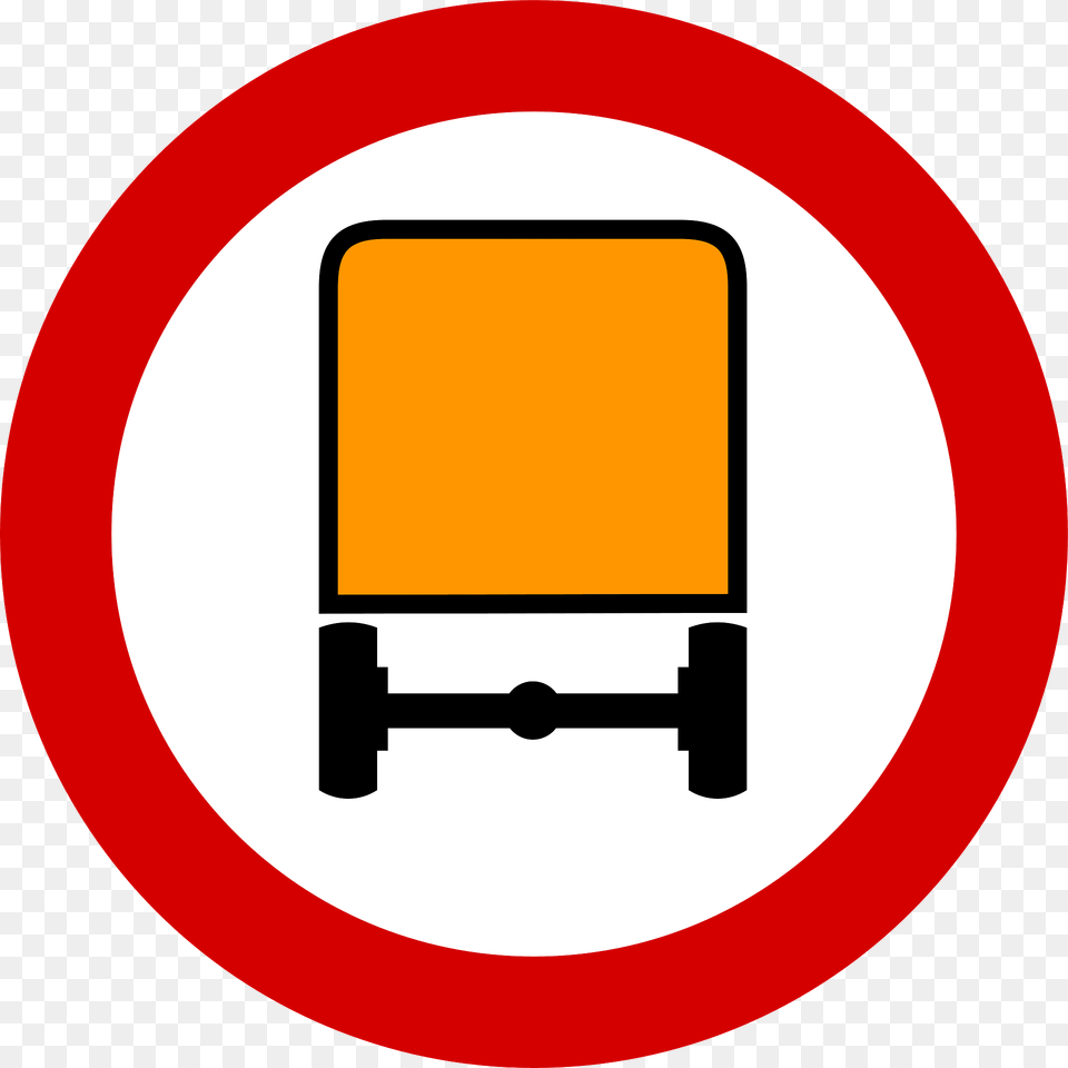 No Vehicles Carrying Dangerous Goods Sign In Poland Clipart, Symbol, Road Sign Free Png Download