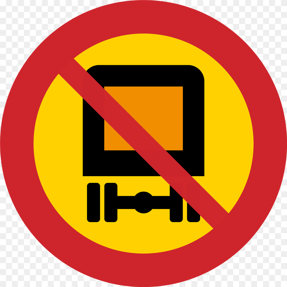 No Vehicles Carrying Dangerous Goods Sign In Sweden Clipart, Symbol, Road Sign Png Image