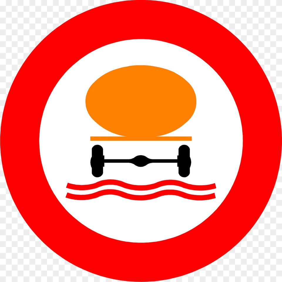 No Vehicles Carrying Dangerous Water Pollutants Sign In Belgium Clipart, Symbol Png