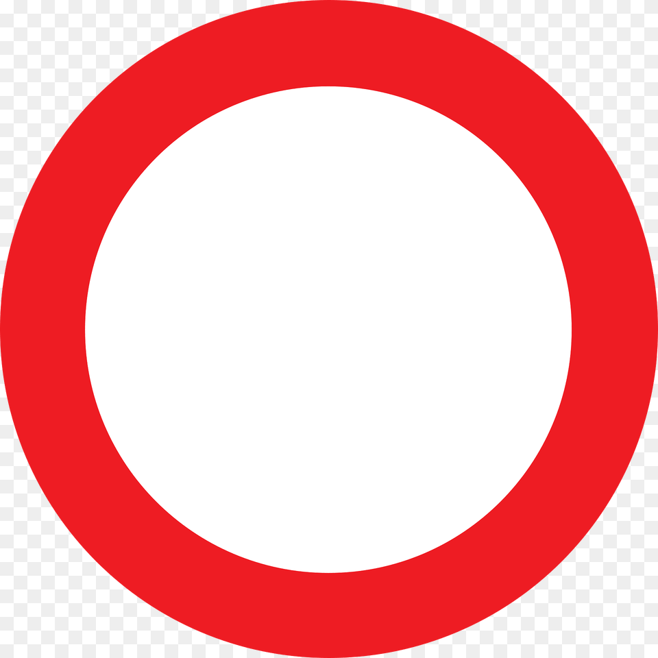 No Vehicles Sign In Austria Clipart, Symbol, Road Sign Png Image