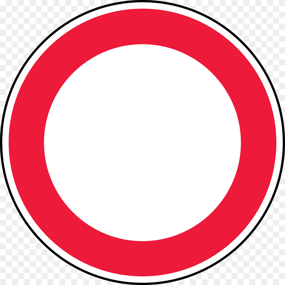 No Vehicles Sign In Latvia Clipart, Symbol, Road Sign Free Png Download