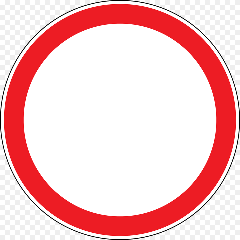 No Vehicles Sign In Moldova Clipart, Symbol, Road Sign Png