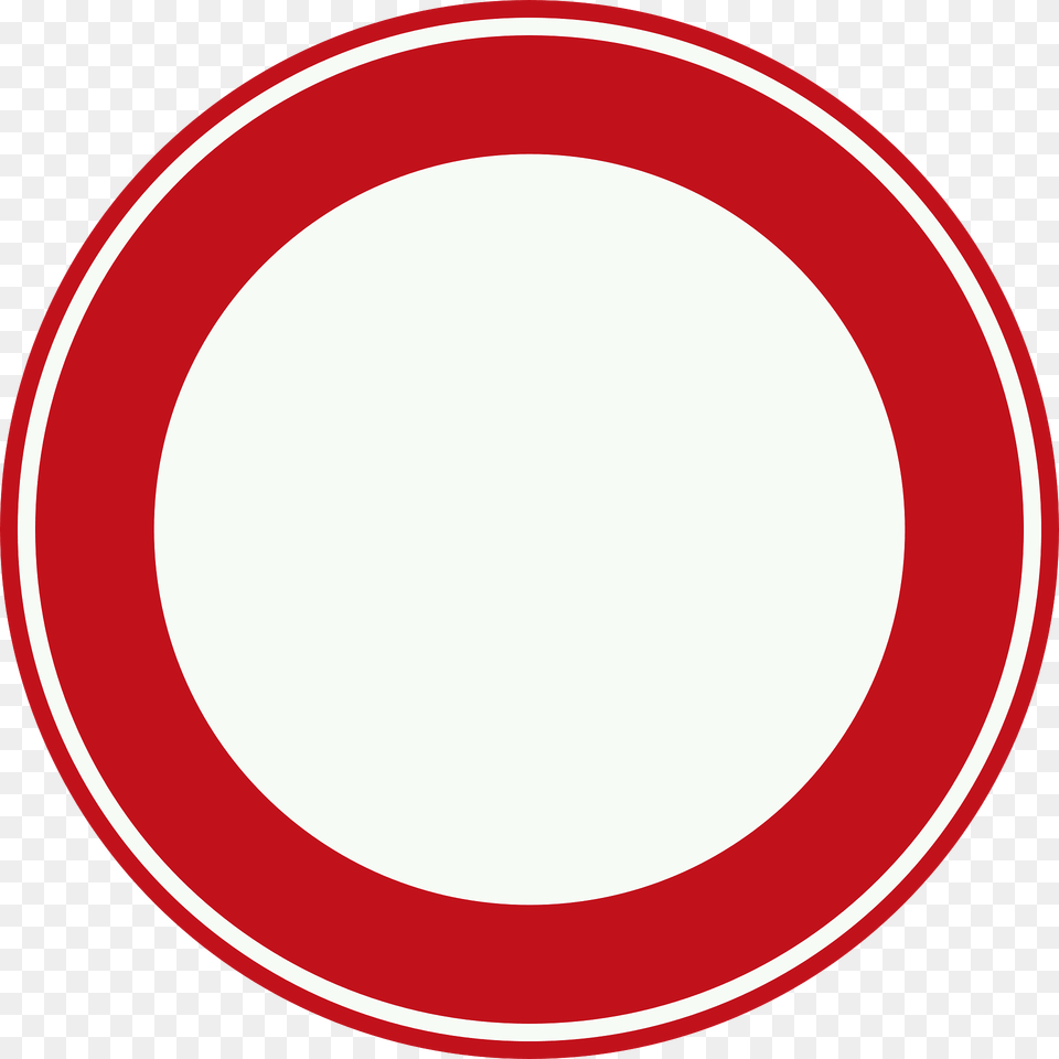 No Vehicles Sign In Netherlands Clipart, Symbol, Oval, Road Sign Free Transparent Png