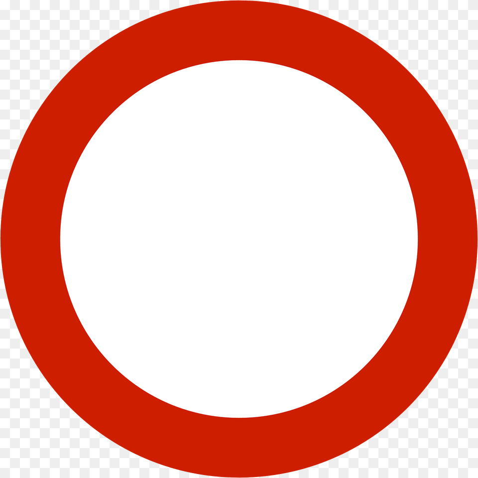 No Vehicles Sign In Norway Clipart, Symbol, Road Sign Free Png